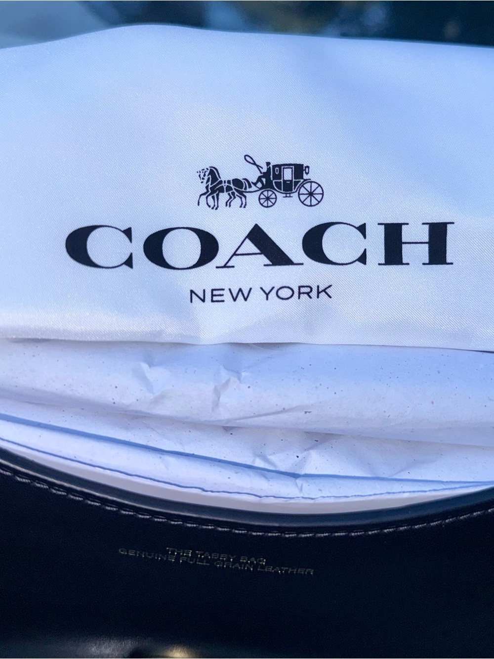 Coach Tabby Black soft Leather Shoulder Bag - Picture 11 of 16